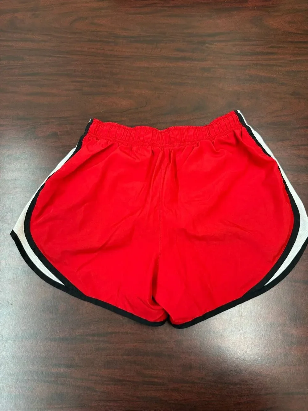 Nike Dri-Fit Red and White Athletic Shorts Size Small
